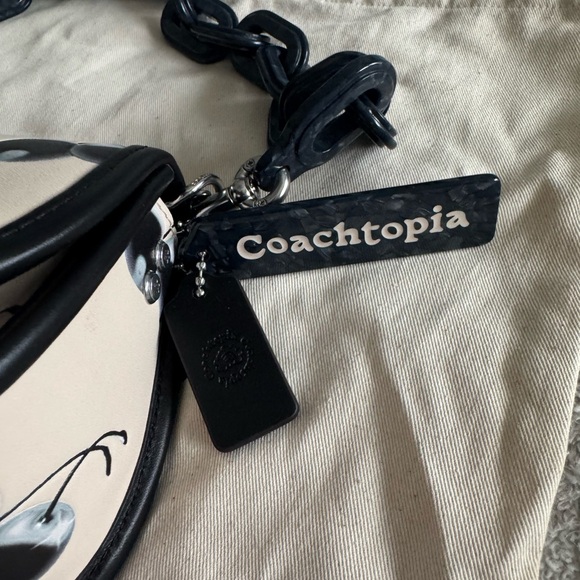 NWT Coachtopia Wavy Dinky Bag Cherry Print - Picture 14 of 16